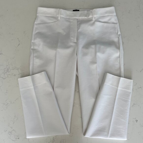 Talbots Hampshire Curvy Neutral 4 Pocket Cotton Rayon Pants White Sz 6 NWOT - Picture 8 of 12
